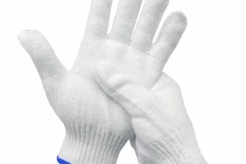 汉盾劳保手套 500G 10针涤棉纱线手套（GB18401认证/耐磨防滑/工业行业）