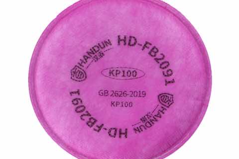 汉盾劳保用品 FB2091 KP100颗粒物滤棉 红色