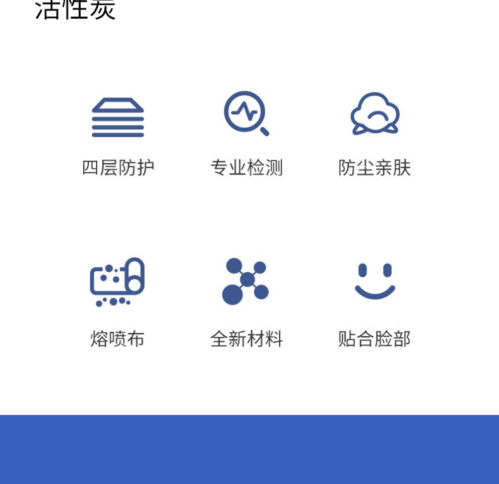 汉盾劳保用品厂家 HD1909 四层灰色一次性活性炭口罩 独立装
