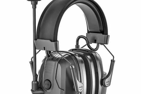 汉盾劳保用品 HE8501 头戴式蓝牙通讯耳置黑色