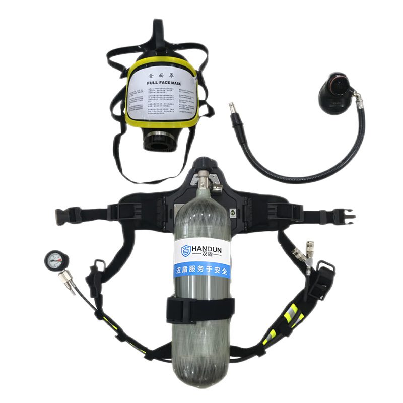 汉盾 HD-BA6000T 自给式他救空气呼吸器（6.8L碳钎维瓶+全面罩）