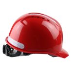 汉盾 HD-HT90 内置防护面罩款单筋加强带透气孔ABS安全帽（PC面罩+内置EPS缓冲层）