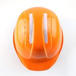 汉盾 HD-HT90 内置防护面罩款单筋加强带透气孔ABS安全帽（PC面罩+内置EPS缓冲层）